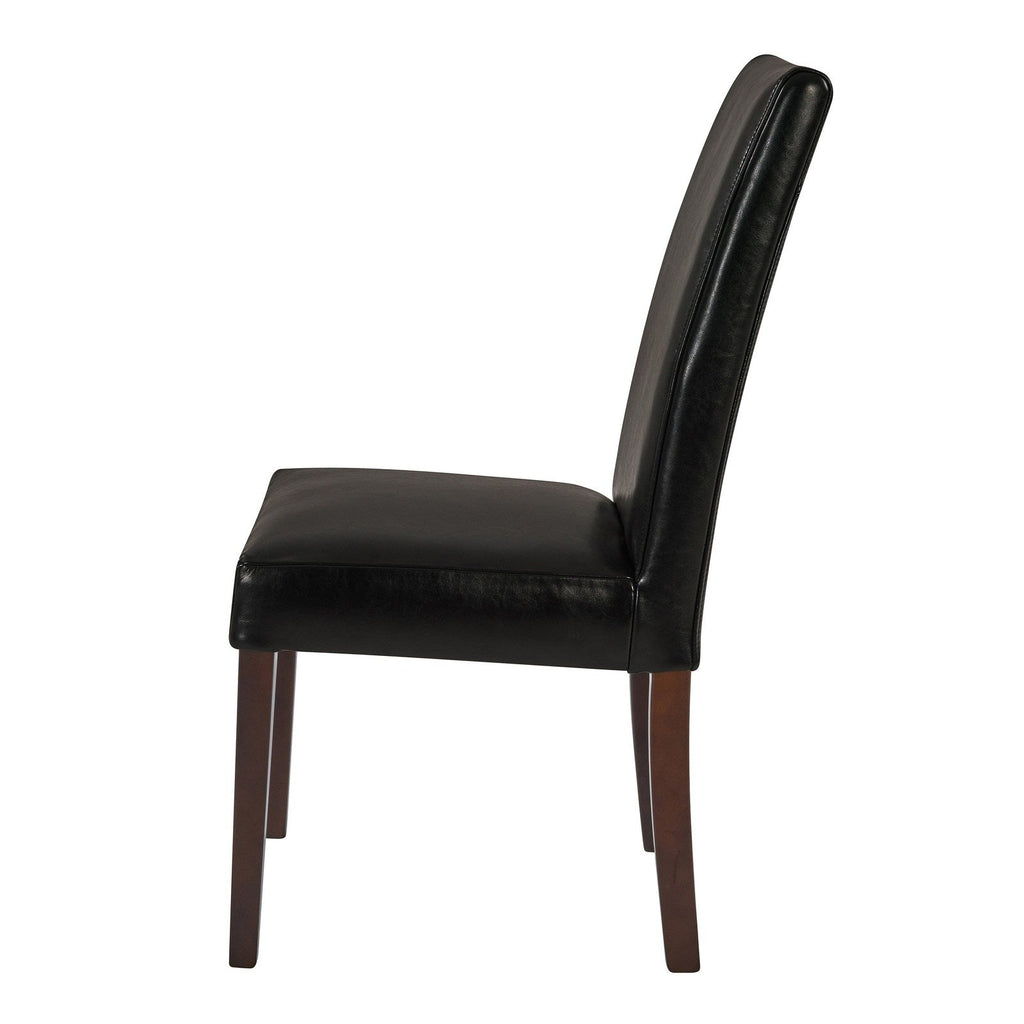 New Pacific Direct Hartford Bicast Leather Dining Chair, (Set of 2)  - 198140-23