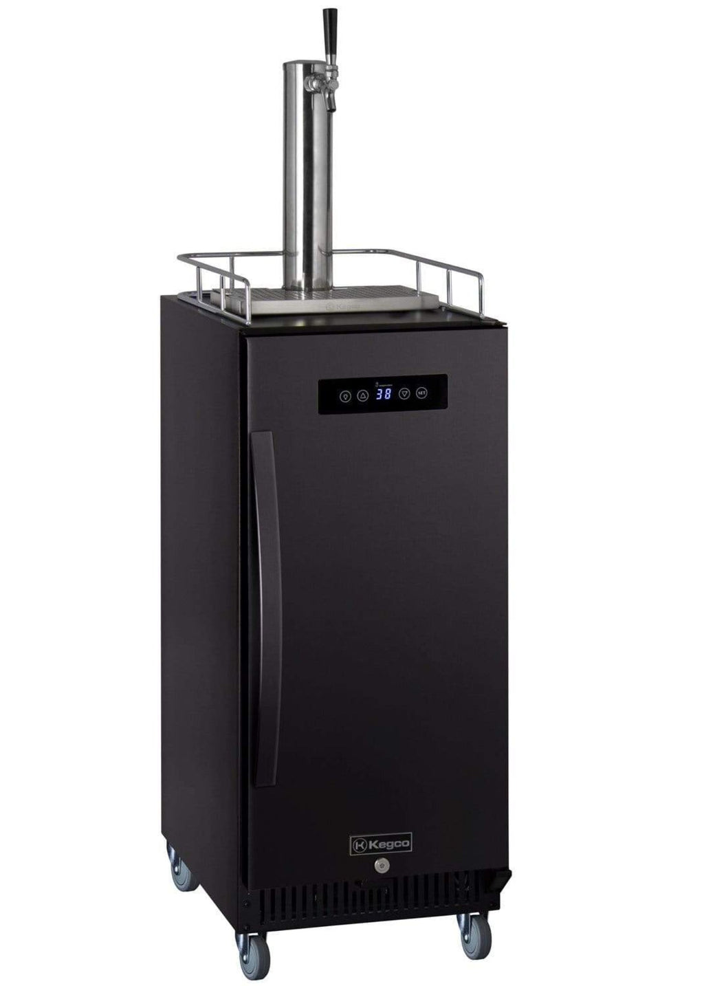 Kegco 15" Wide Kombucha Single Tap Commercial Kegerator - KOM15BBRNK