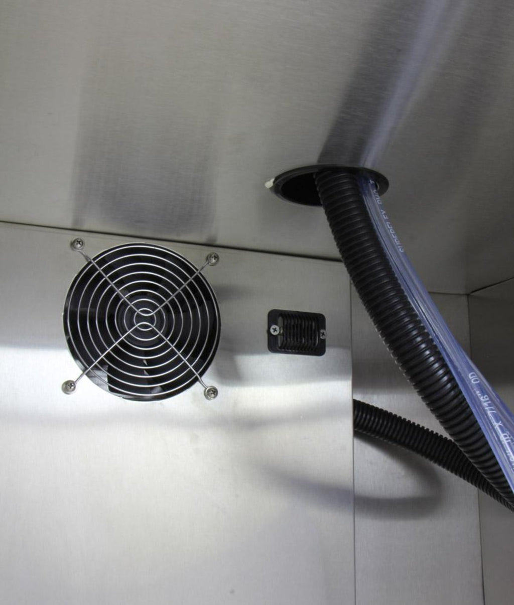 Kegco 24" Wide  Tap All Stainless Steel Outdoor Built-In Right Hinge Kegerator with Kit - HK38SSU-1