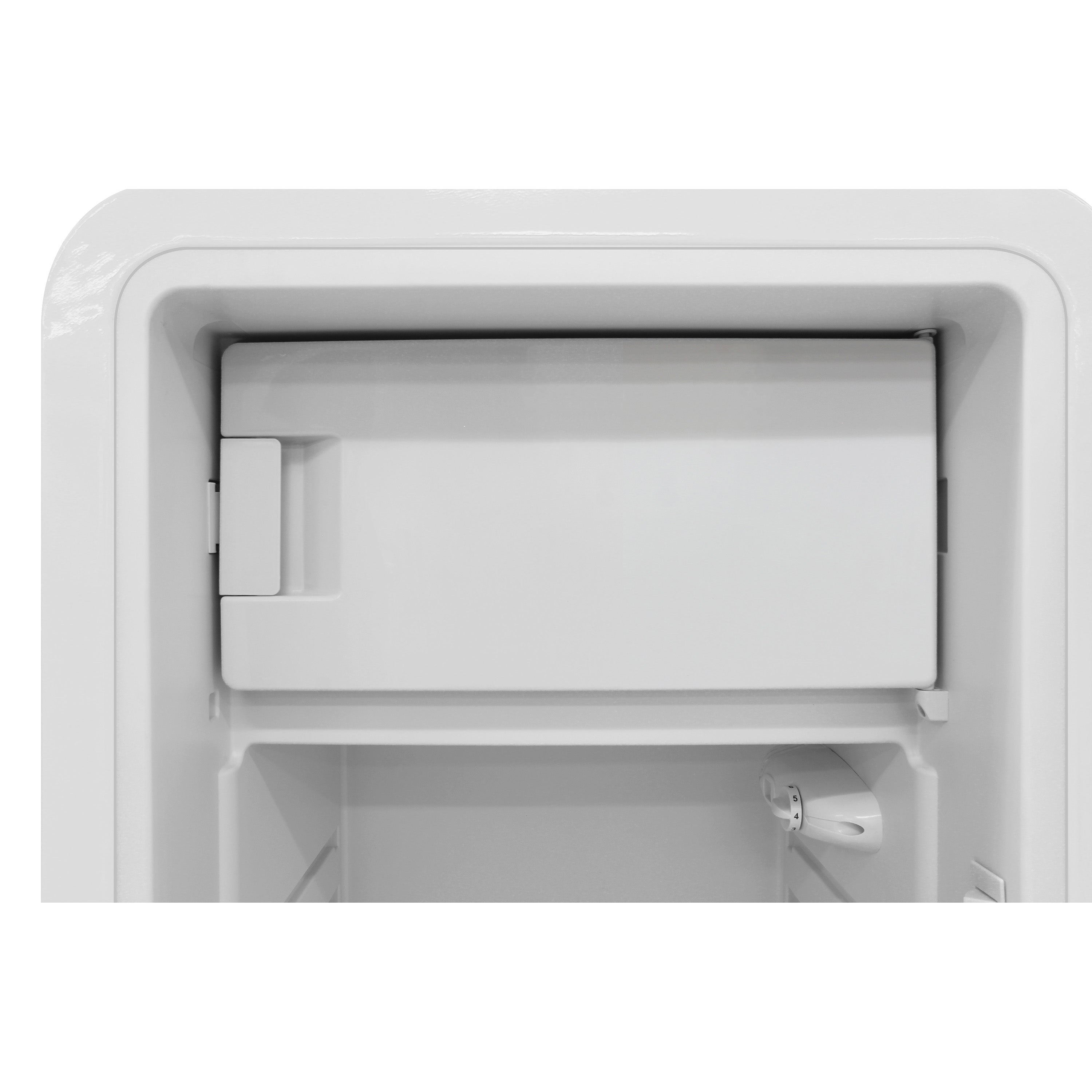 Vinotemp Retro Refrigerator, in White - BR-RETRO-01-W