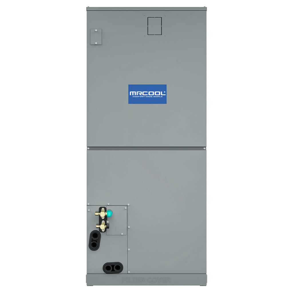 MRCOOL Hyper Heat 2nd Gen 24K BTU, 2 Ton, 18.3 SEER2 Heat Pump Condenser and Ducted Air Handler with 8kW Heat Kit  - C24HP230BL00H08
