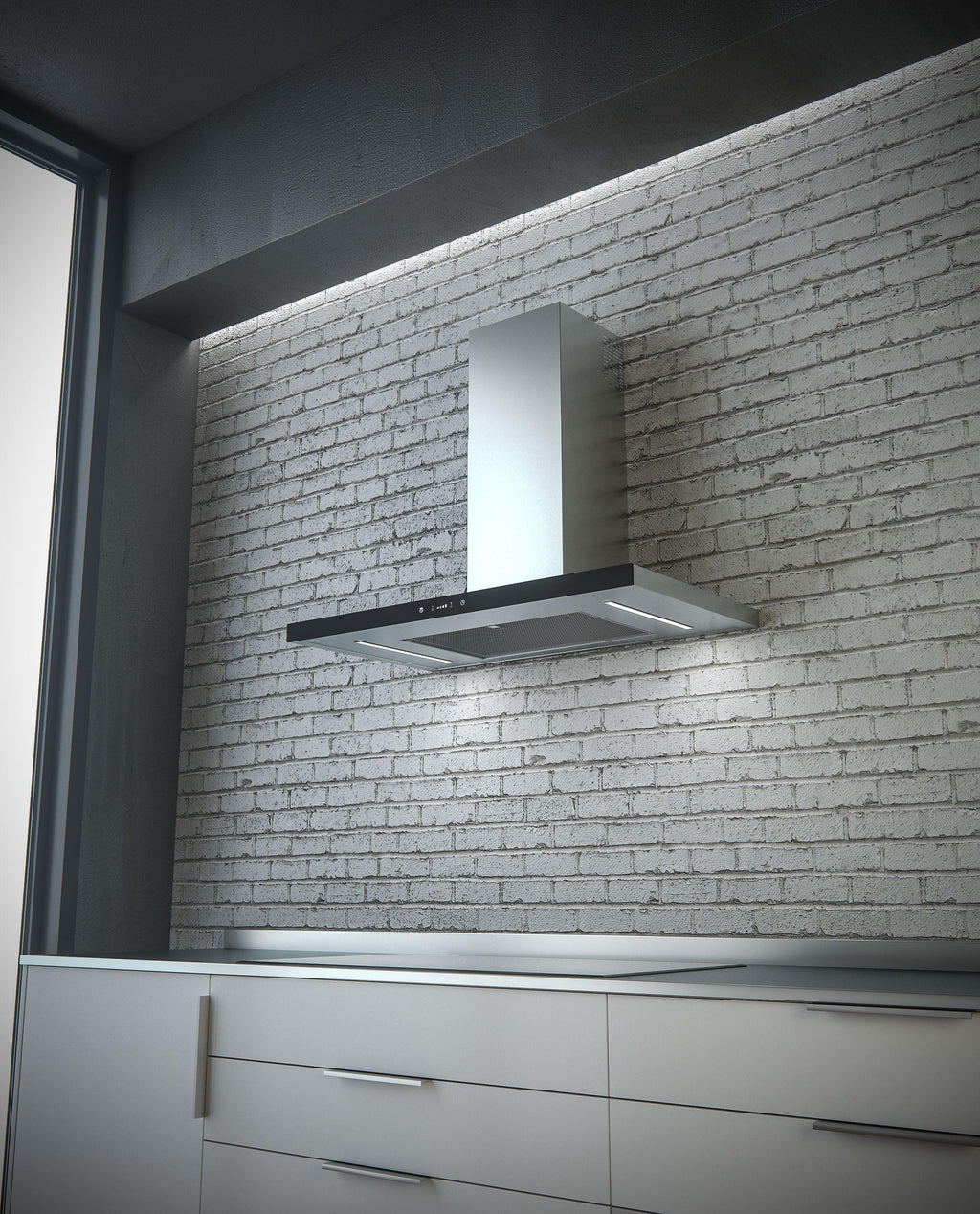 SIRIUS HOODS SUTC9236 Wall Series SUTC92 36" Wall Mount Range Hood - SUTC9236