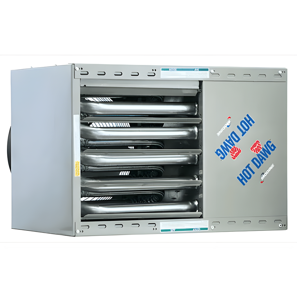 Modine Hot Dawg Garage Heater - 125K BTU/Direct Spark Ignition/LP/Two Stage w/Stainless Steel Heat Exchanger
