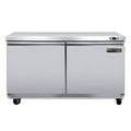 Maxx Cold V-Series 2 Door Undercounter Freezer, in Stainless Steel - MVF48UHC