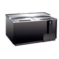 Omcan 64.5" Black Horizontal Bottle Cooler - Omcan-50040