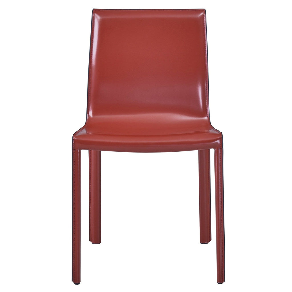 New Pacific Direct Gervin Recycled Leather Chair, (Set of 2)  - 448233R-49