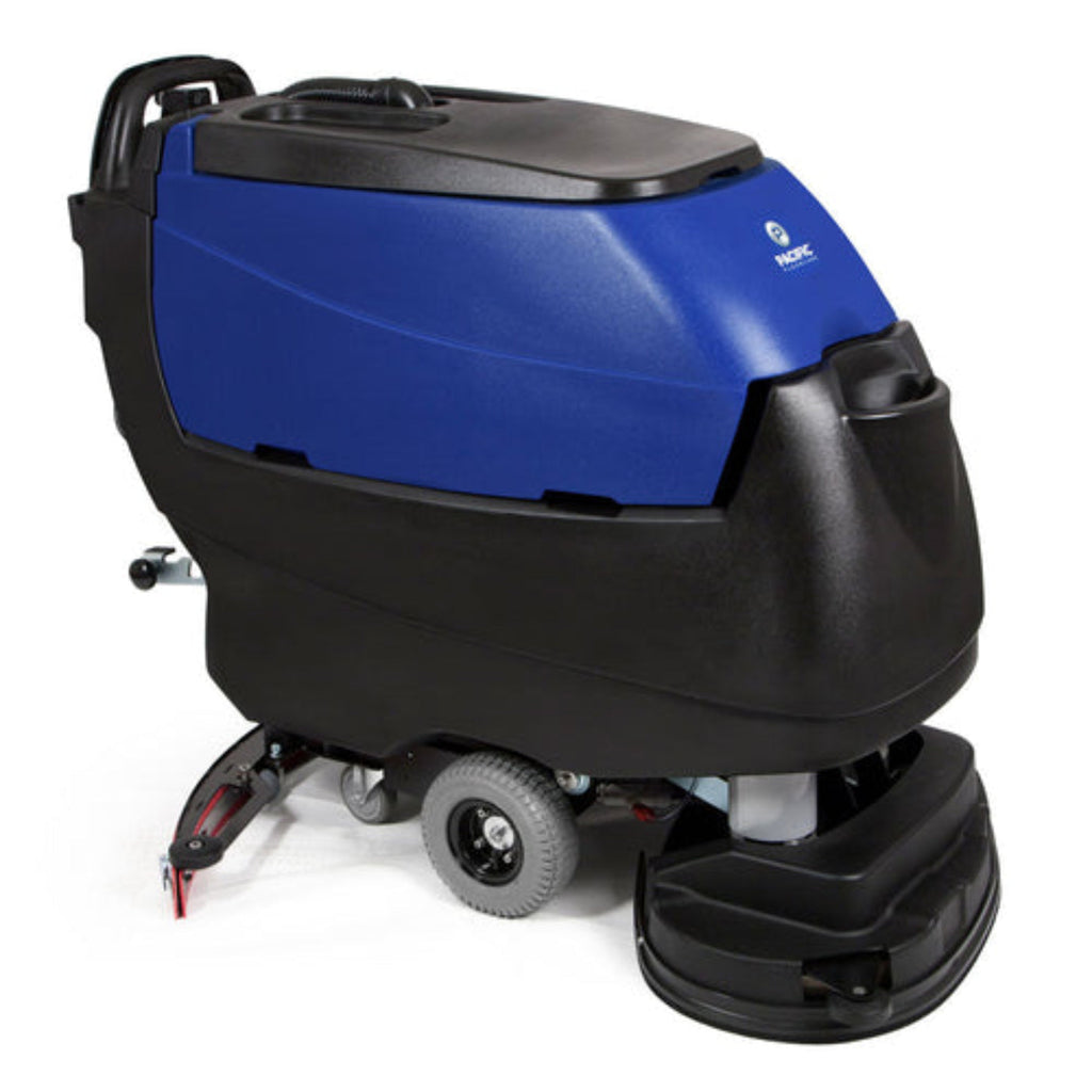 Pacific Floorcare Click to expand Images Videos Pacific Floorcare 28” Battery Powered S-28 Floor Scrubber (22 Gallon) w/ Pad Drivers - PAC-875409