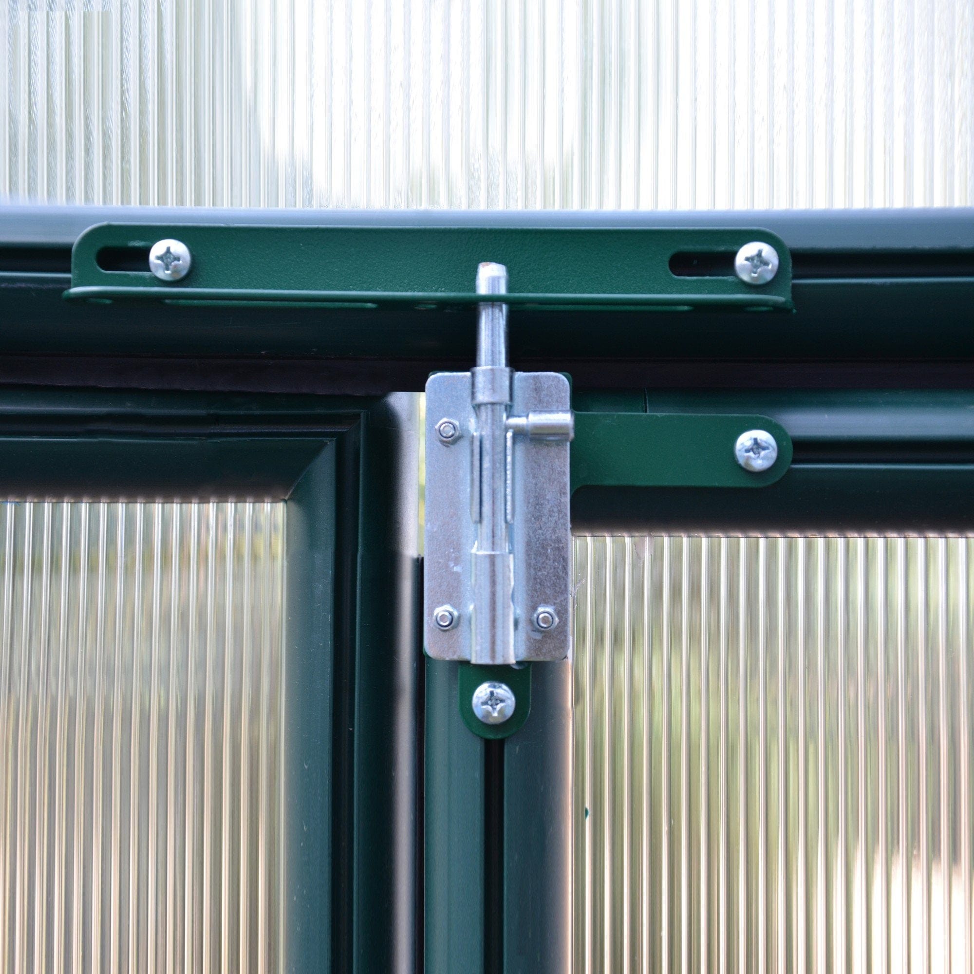 Palram - Canopia | Grand Gardener Greenhouse Kit - 8 Ft Wide - Green - 6mm Twin-wall Polycarbonate Glazing - HG7208