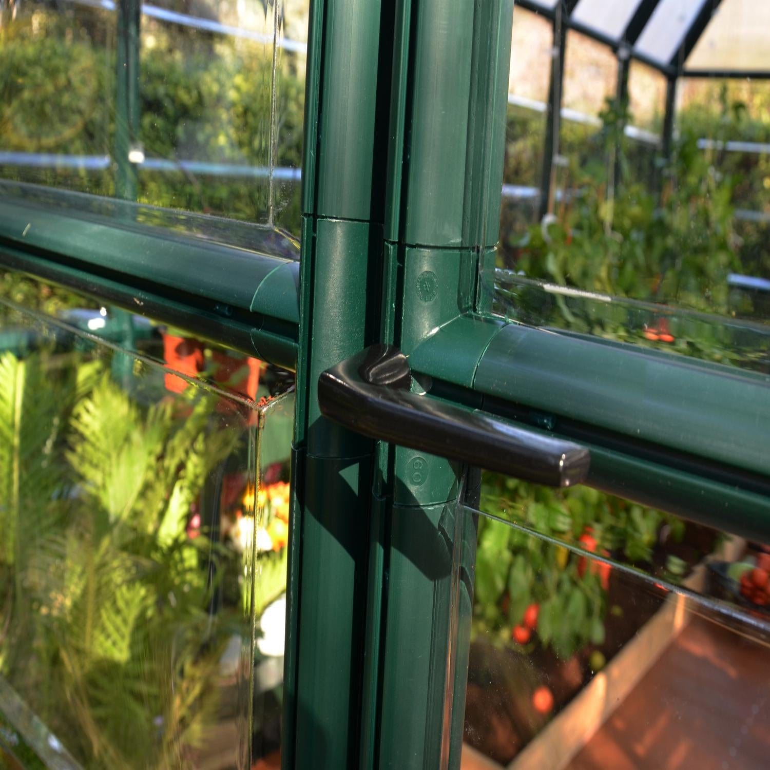 Palram - Canopia | Prestige 8x16 ft Clear Greenhouse Kit Package with 0.8mm Polycarbonate Glazing - HG7316C