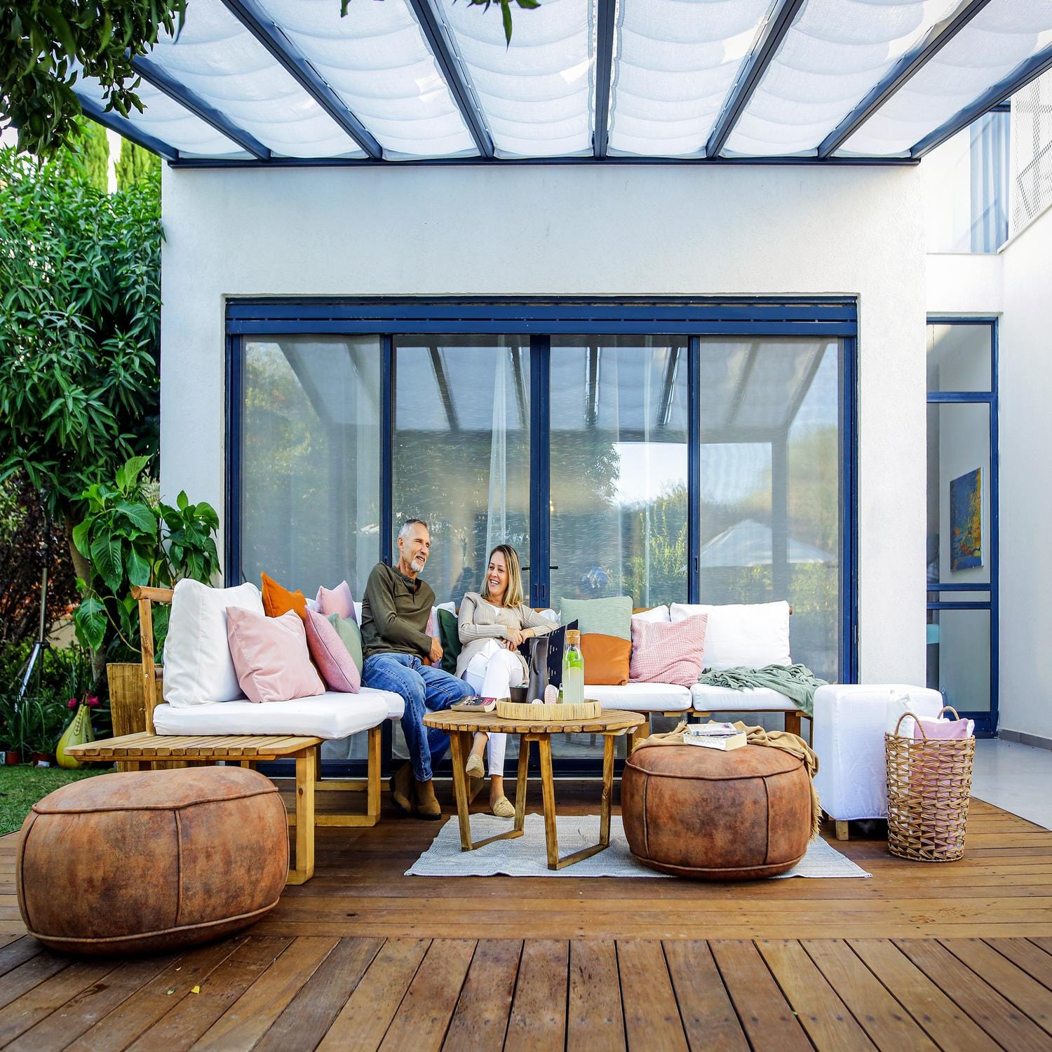 Palram - Canopia | 11x19 ft Stockholm Patio Cover Roof Blinds - HG1093