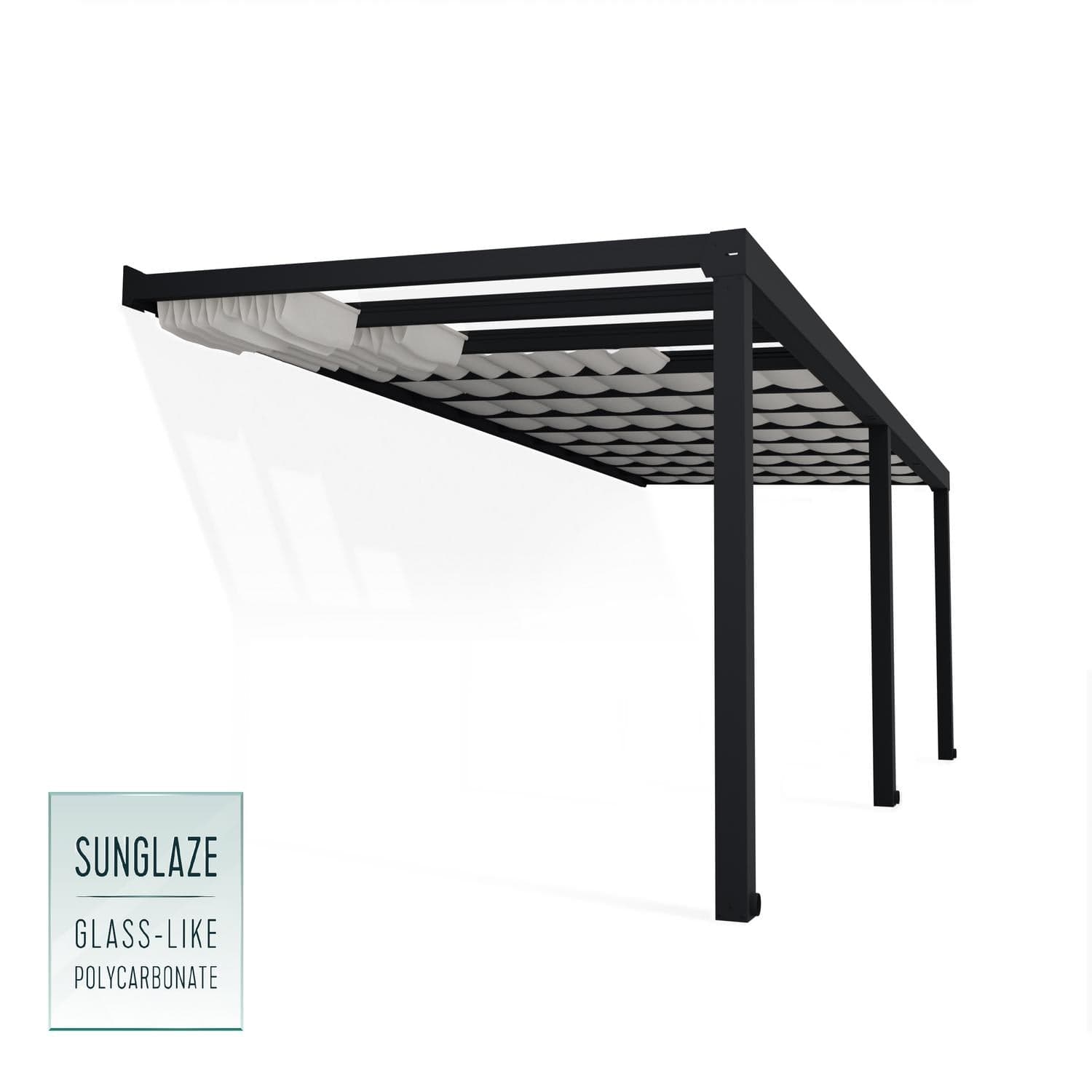 Palram - Canopia | 11x24 ft Stockholm Patio Cover Roof Blinds - HG1095