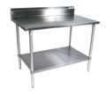 BK Resources VTTR5-3624 Stainless Steel Prep Tables - VTTR5-3624