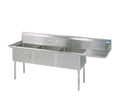 BK Resources Compartment Sinks - BKS-3-18-12-18R