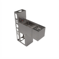 BK Resources UBDW-21-SS12-GR-PG Bar Equipment - UBDW-21-SS12-GR-PG