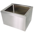 BK Resources BKMS2-2424-12-KIT Mop Sinks - BKMS2-2424-12-KIT