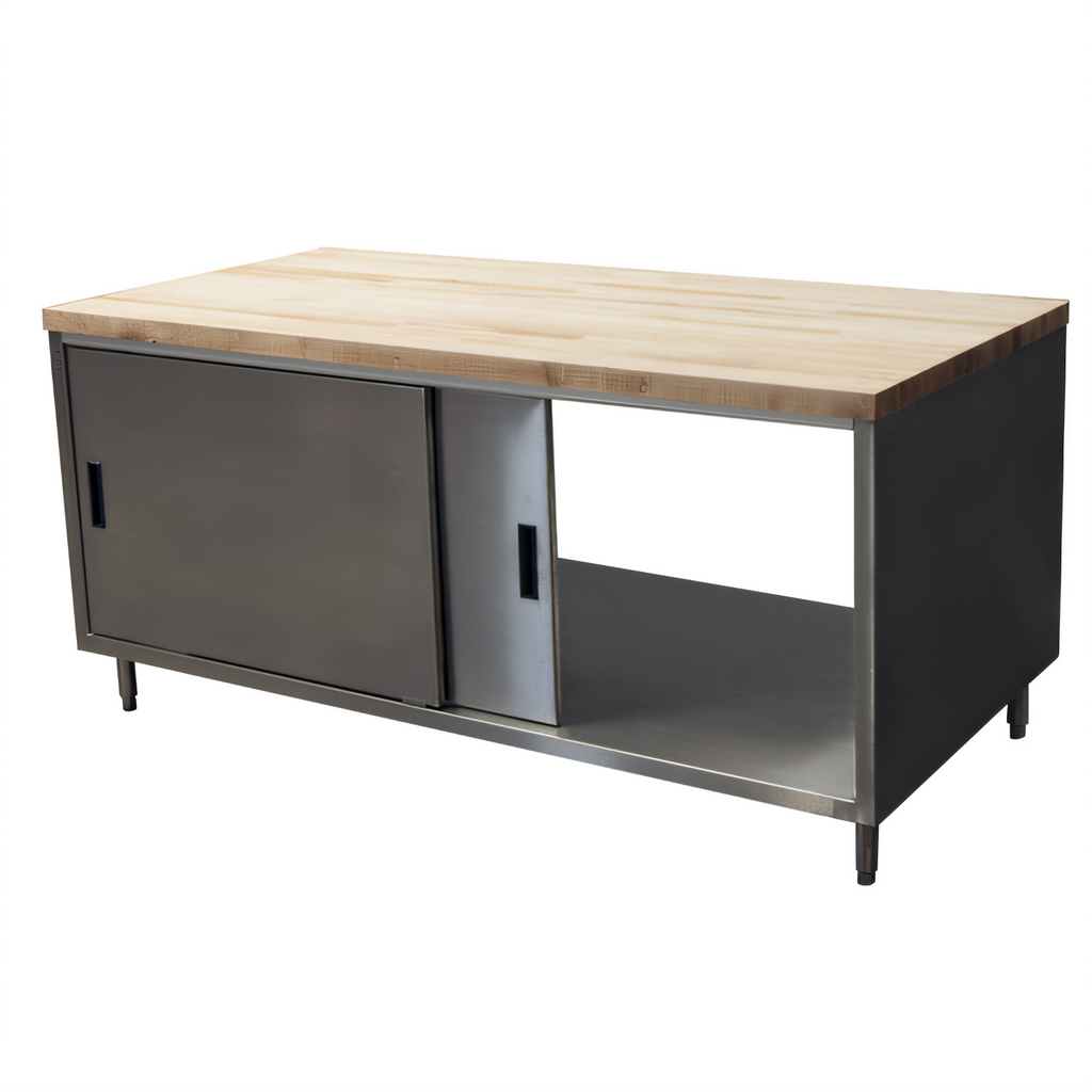 BK Resources CMT-3072S2 Stainless Steel Prep Tables - CMT-3072S2