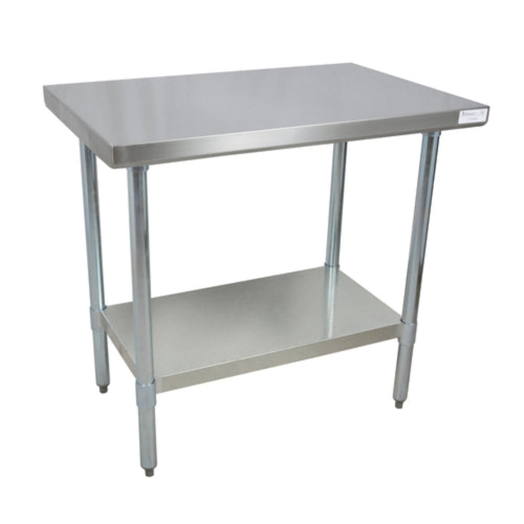 BK Resources Stainless Steel Prep Tables -  QVT-3630