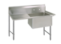 BK Resources Compartment Sinks - BKS6-1-24-14-24LS