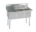 BK Resources BKS-3-18-12S Compartment Sinks - BKS-3-18-12S