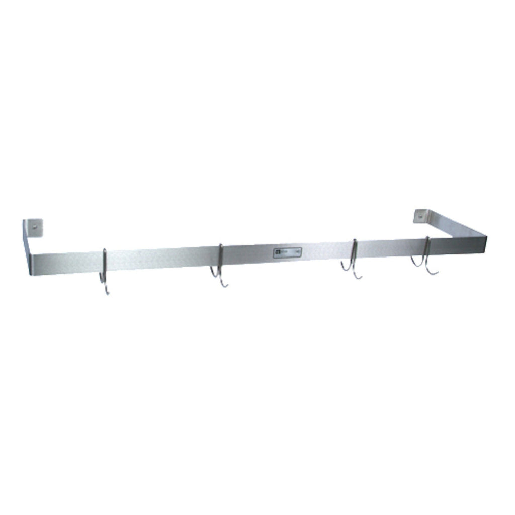 John Boos PRW13 Wall Mount 72" Single Bar Pot Rack - JBPRW13