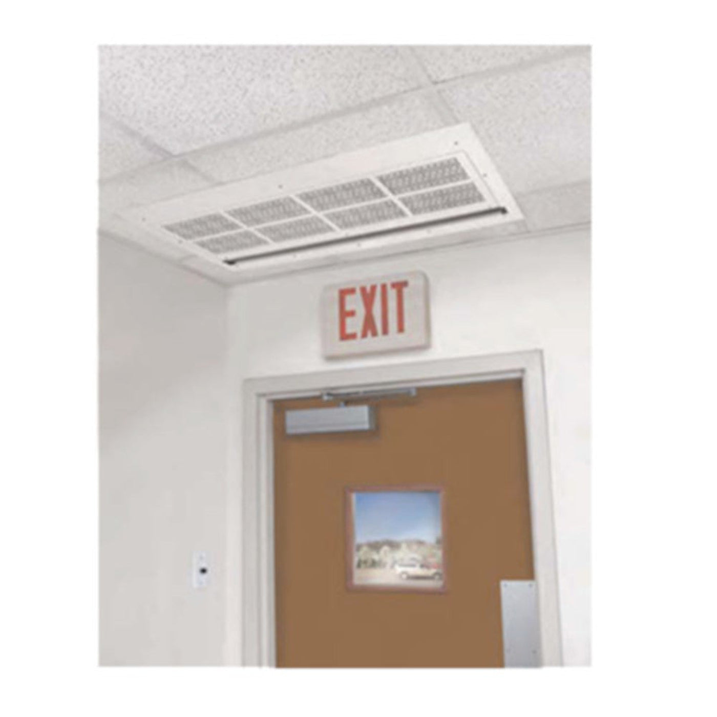 Curtron S-ICM-120-3-FILTER 123" In-Ceiling Mounted Air Curtain with Air Filter - CUSICM1203FILTER