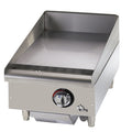 Star 615TF Star-Max® Gas Griddle Thermostatic Steel Plate 15" - 8G-615TF