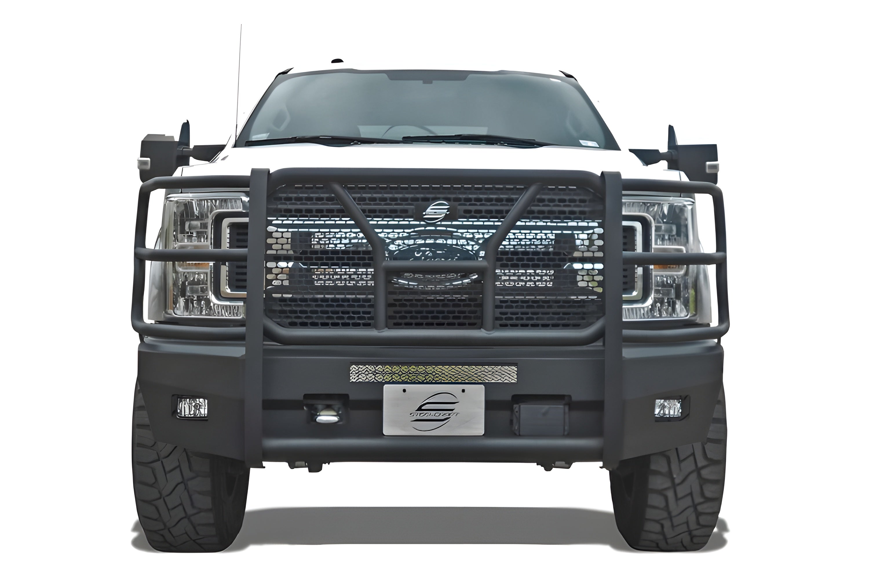 Steelcraft Elevation HD Front Bumper Ford F450/F550 Superduty 2017-2020 Supports Front Emblem Camera & Adaptive Cruise Control - 60-11380CC