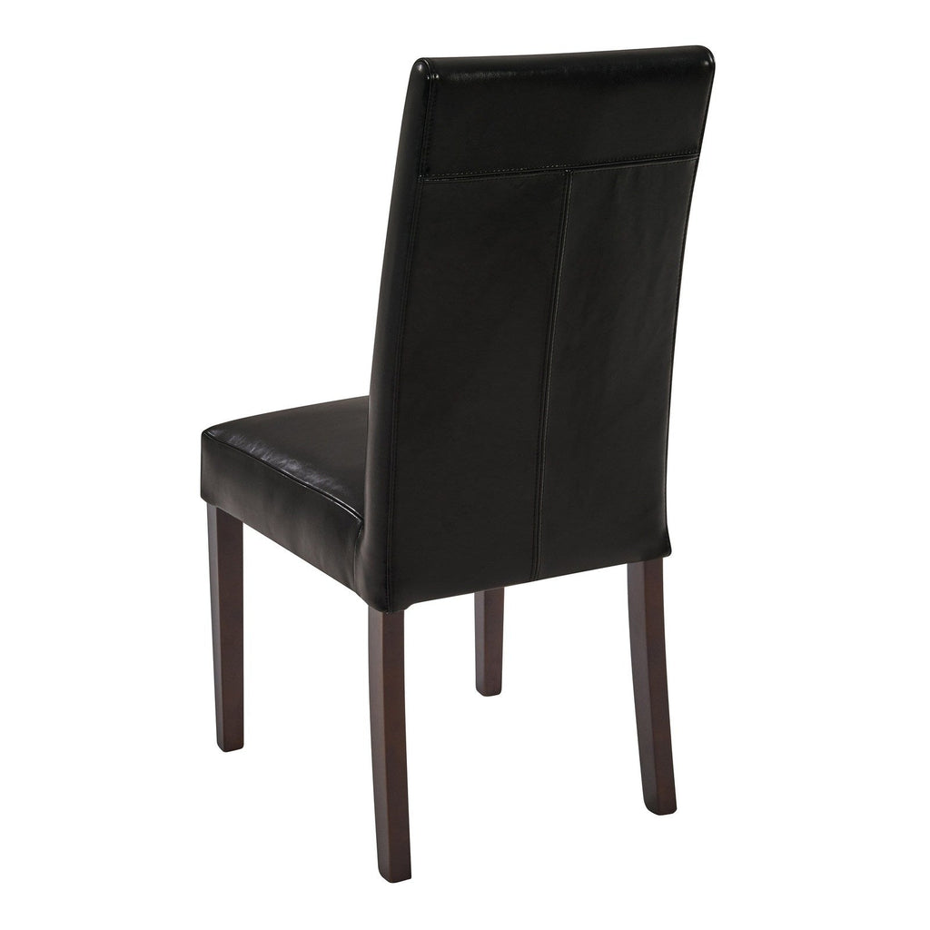 New Pacific Direct Hartford Bicast Leather Dining Chair, (Set of 2)  - 198140-23