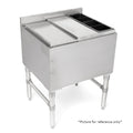 John Boos UBIB-2130-CP10 Underbar Ice Bin / Cocktail Unit with 10-Circuit Cold Plate - JBUBIB2130CP10