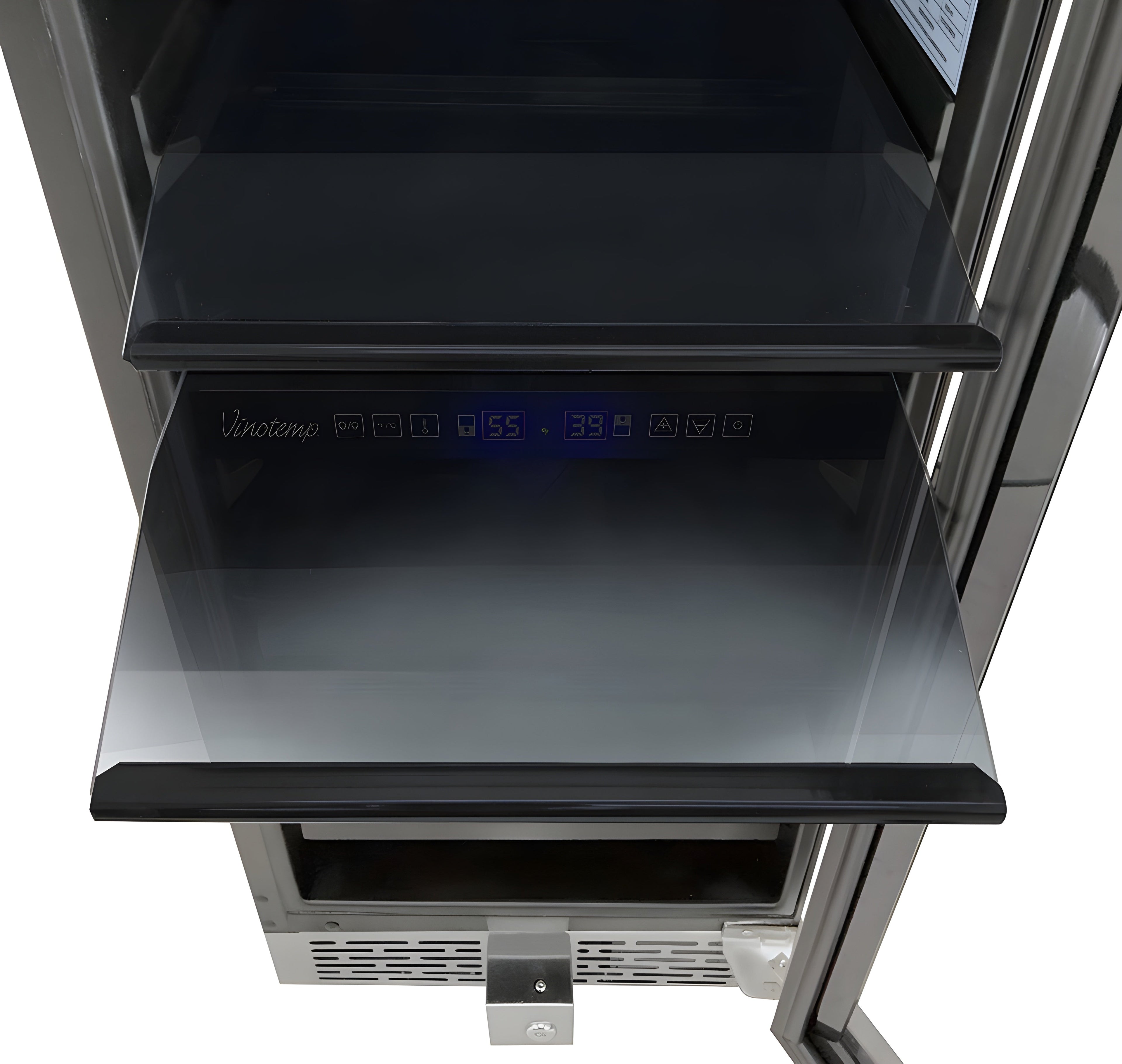 Vinotemp 15-Inch Outdoor Dual-Zone Wine & Beverage Cooler - VT-OUTDR15GD