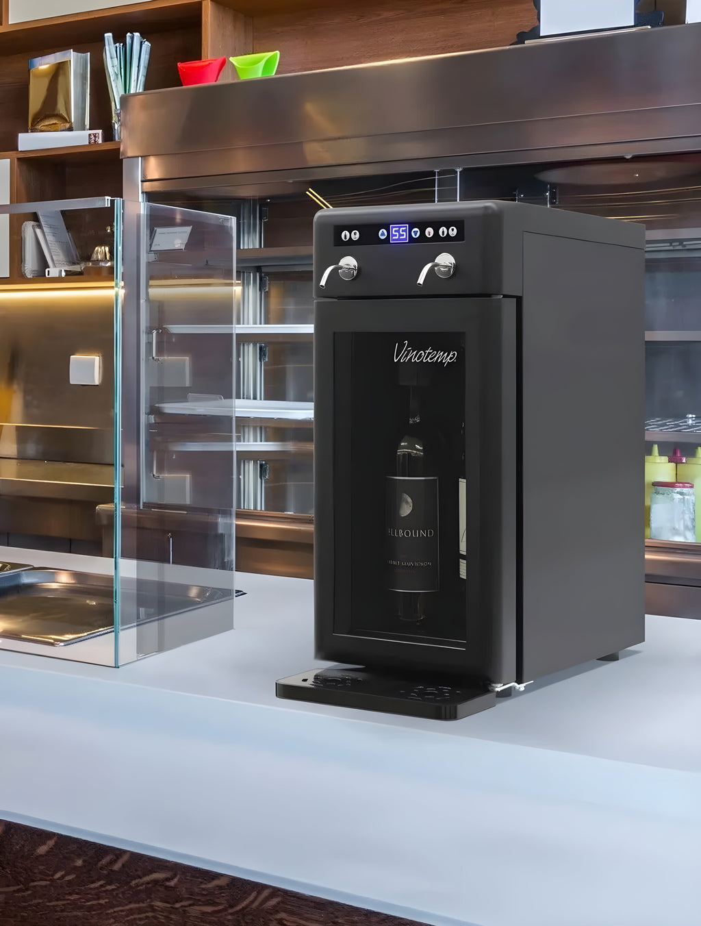 Vinotemp 2-Bottle Wine Dispenser (Black) - VT-WD002-BLK