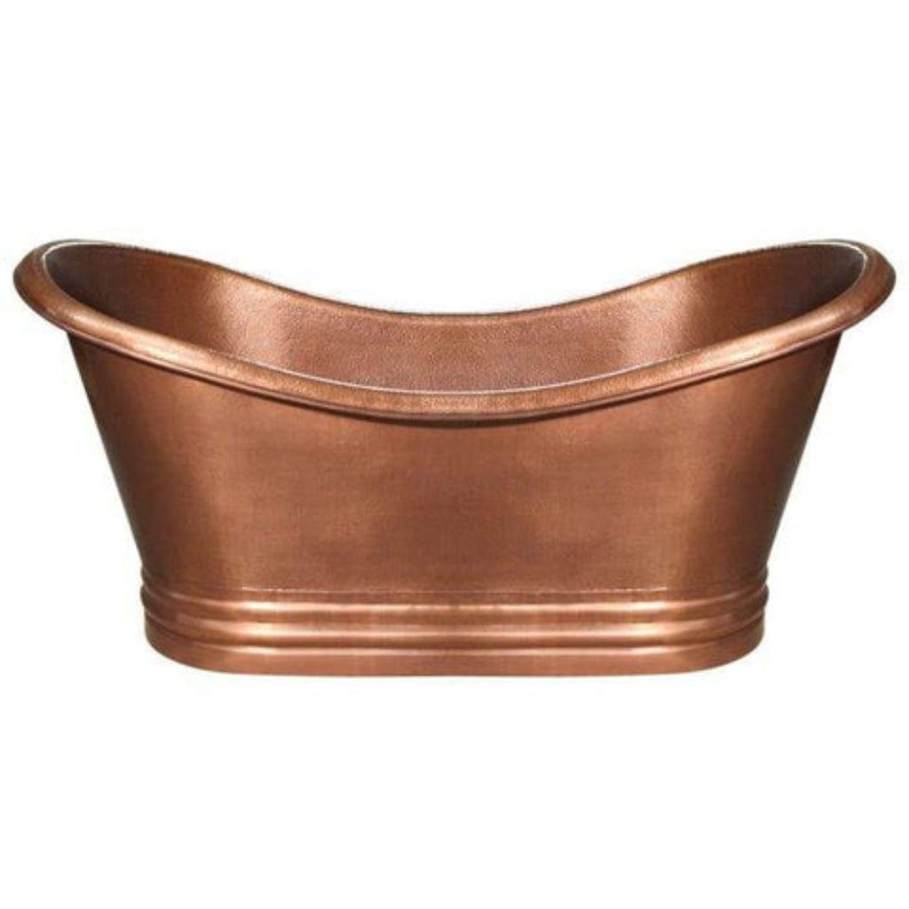 Whitehaus Freestanding Copper Tub In Hammered Copper Or Bronze - WHCT-1001
