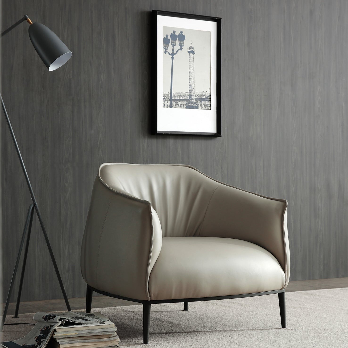 Whiteline Mods - Benbow Leisure Chair CH1706P - CH1706P-DGRY