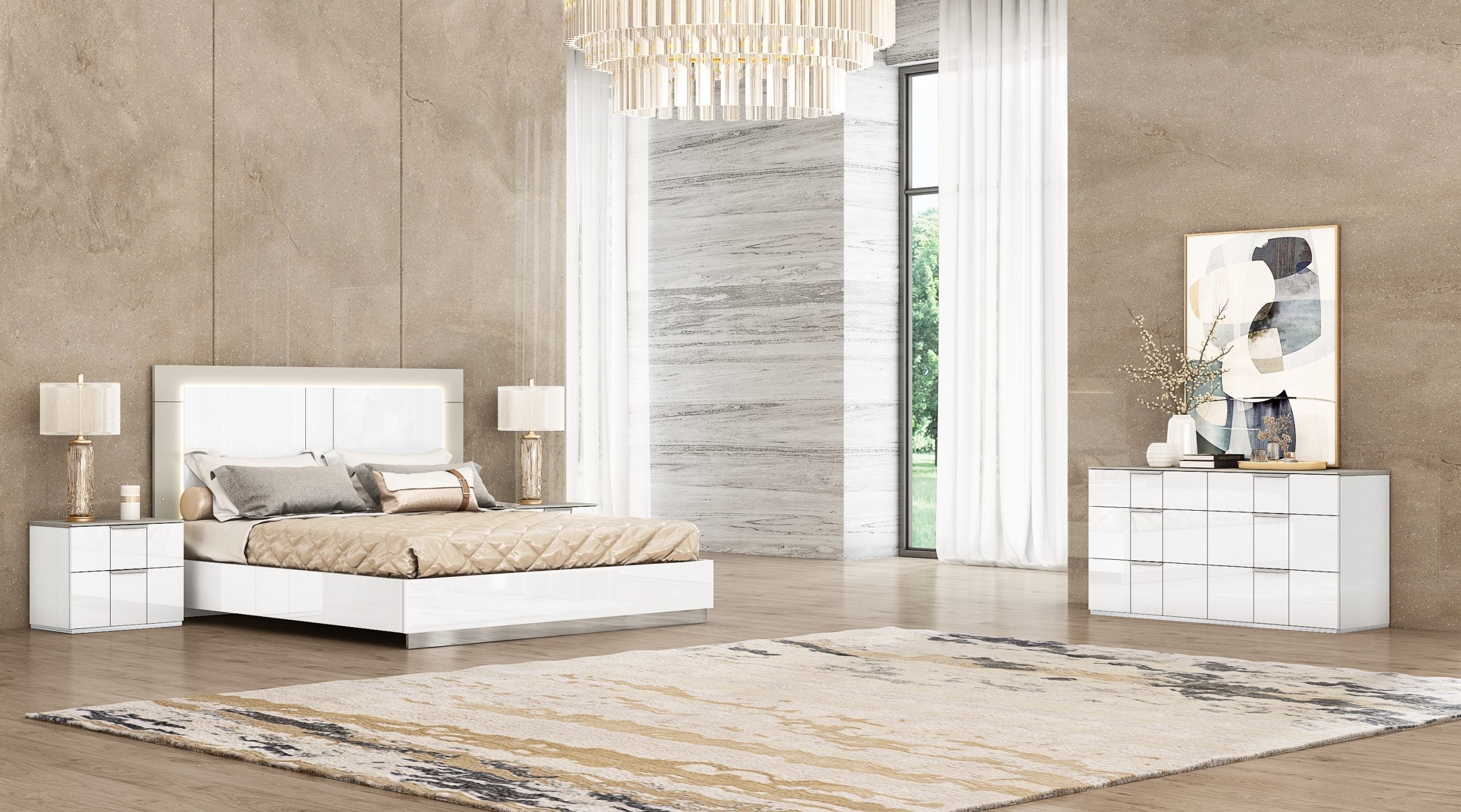 Whiteline Mods -  Daisy Bed King BK1723 - BK1723
