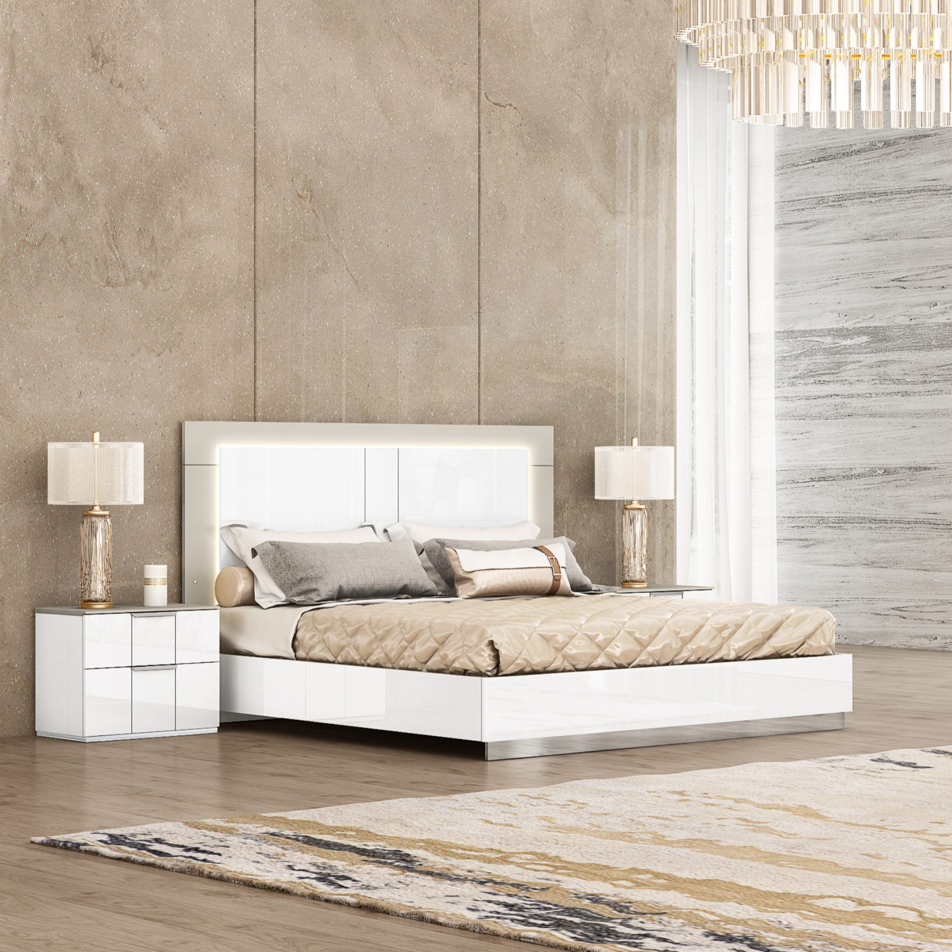 Whiteline Mods -  Daisy Bed King BK1723 - BK1723