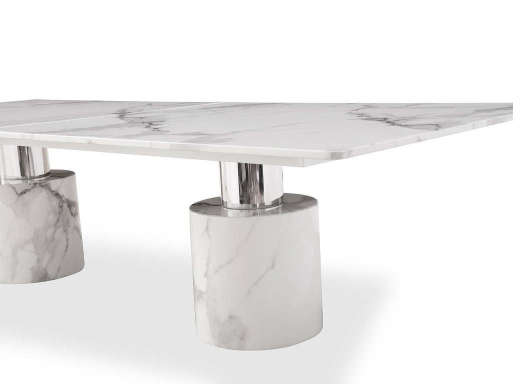 Whiteline Modern Living Geneva Large Dining Table - DT1640XL